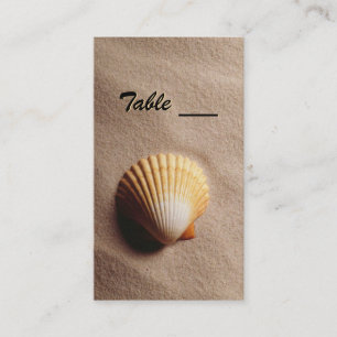 Placement Carte de table Beach Serenity