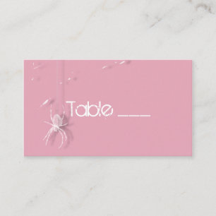 Placement Carte de table Cobwebs et Araignées blanches