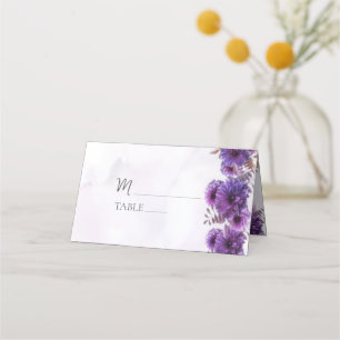 Placement Carte de Table de Mariage Fleur de Chrysanthème Aq