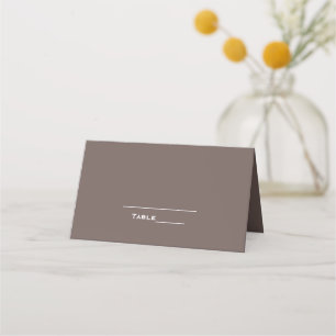 Placement Carte de Table Mariage Écorce d'Arbre Moderne