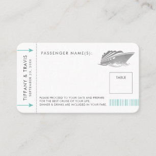 Placement Carte d'escorte de la place de l'embarquement de c