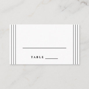 Placement Carte d'escorte Mariage de romance simple