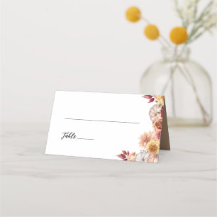 Placement Carte mariage de automne