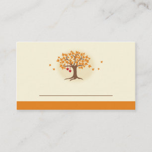 Placement Carte Place de l'arbre automnal