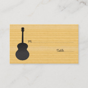 Placement Carte Place Guitare de Pays Grey