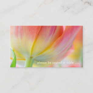 Placement Couleurs du printemps ・ Carte de place