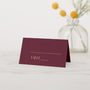 Placement Déco type or Tente de la carte de place Mariage