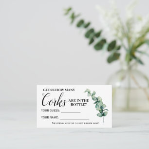 Placement Eucalyptus Combien de Corks Fête des mariées Carte