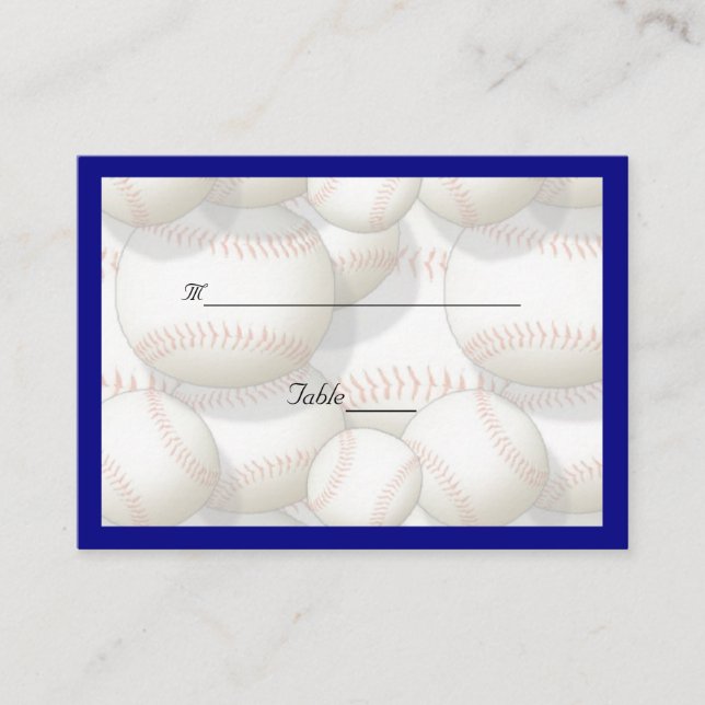 Placement Mariage de carte de profil Modèle de carte de plac (Devant)