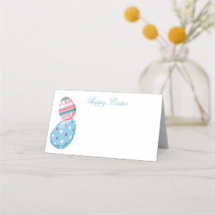 Placement Nom de la fête de Pâques Carte de lieu
