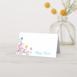 Placement Nom de la fête de Pâques Carte de lieu