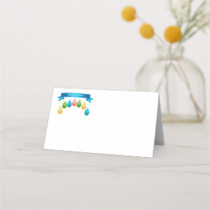 Placement Nom de la fête de Pâques Carte de lieu