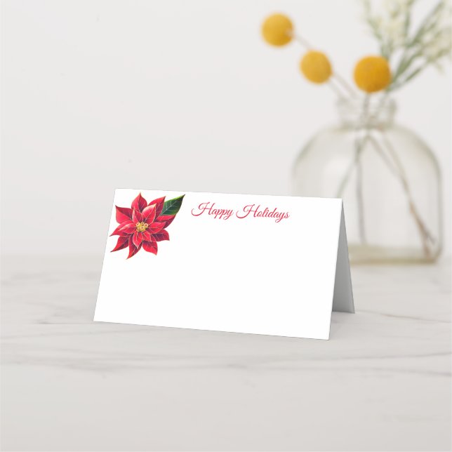 Placement Nom de Noël Carte de lieu (Devant)