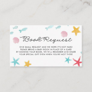 Placement Pastel Under the Sea Baby shower Demande de carte
