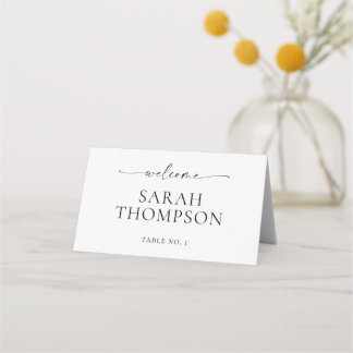 Placement TANYA Carte d'Invitation de Mariage Pliée Carte d'