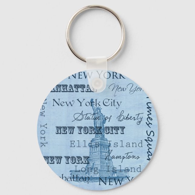 Places New York Keychain (Front)