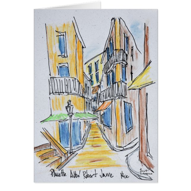 Placette Abbe Robert Jarred | Old Nice, France (Front)