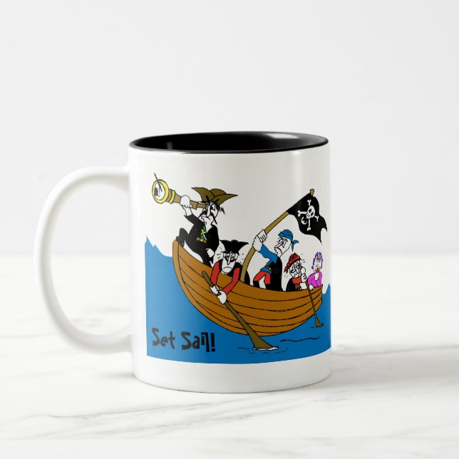 Placez la voile ! Tasse de café (Gauche)