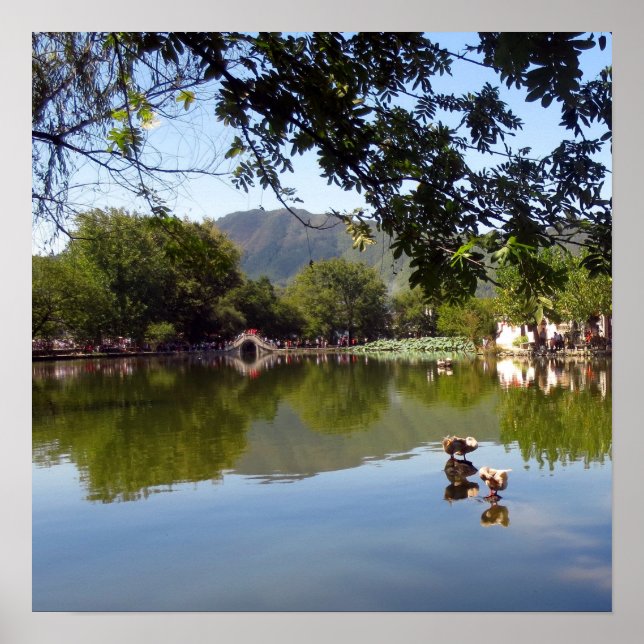 Placid mirror lake poster (Front)