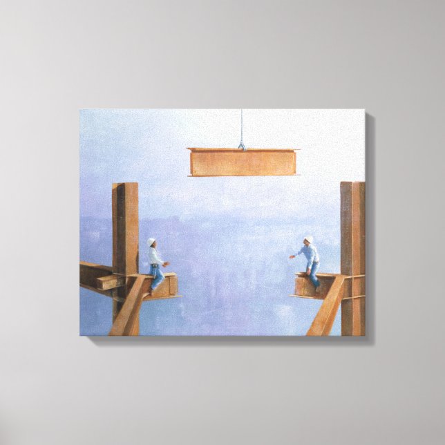 Placing the Last Link Canvas Print (Front)