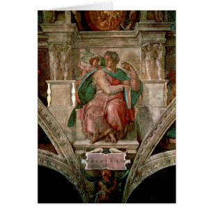 Plafond de chapelle de Sistine : Le prophète Isa