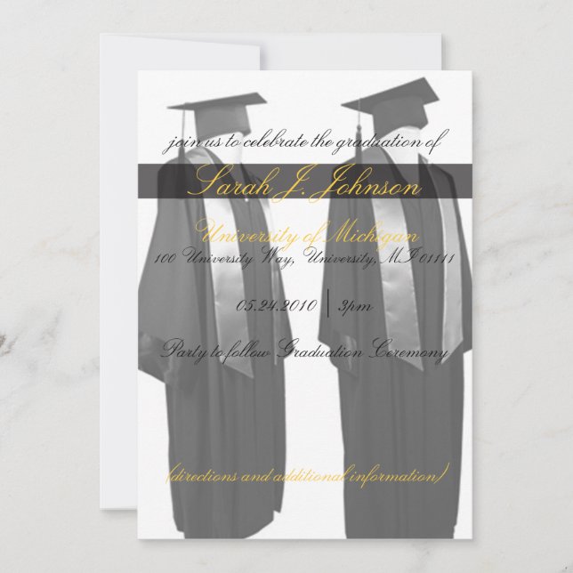 Plafond de diplômes et invitations à des fêtes (Devant)