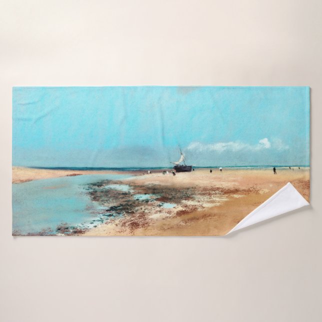 Plage à marée basse (Embouchure de la rivière), Ed (Serviette de bain)