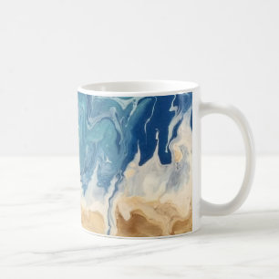 Plage Art Abstrait café Mug