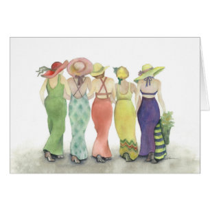 Plage Babes Danser dans la pluie carte