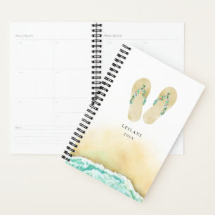 Plage Botanique Floral Flip Flops