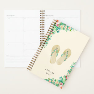 Plage Botanique Floral Flip Flops