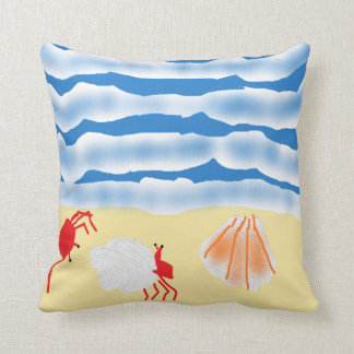 plage chaleureuse et confortable coussin