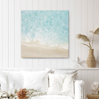 Plage côtière toile de sable