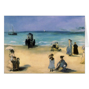 Plage de Boulogne par Edouard Manet, Art Vintage