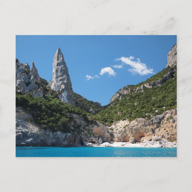 Plage de Cala Goloritze, carte postale de la Sarda (Devant)
