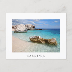 Plage de Cala Mariolu, Sardaigne carte postale fro
