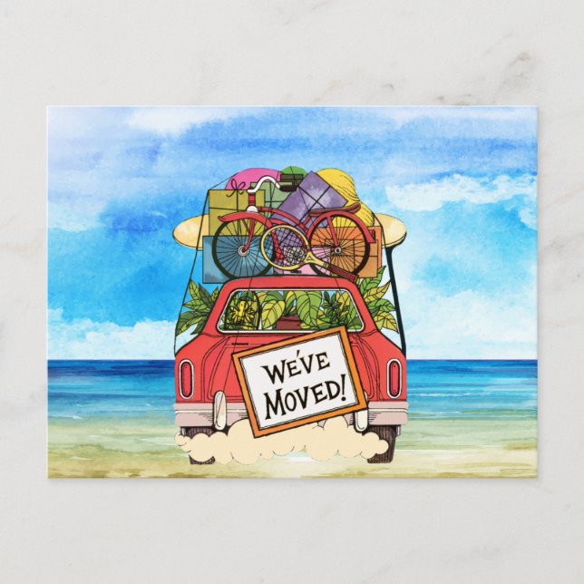 Plage de carte postale vintage (Devant)