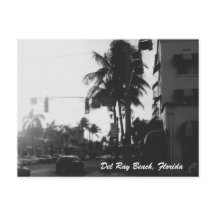 Plage de Del Ray, Floride Carte Postale Photo