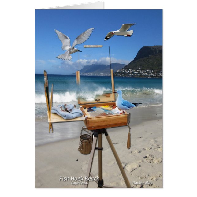 Plage de Fish Hoek - Le Cap (Devant)