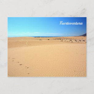 Plage de Fuerteventura - carte postale