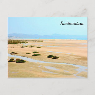 Plage de Fuerteventura - carte postale