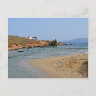 Plage de Georgioupoli, carte postale de Crète