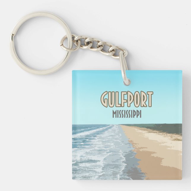 Plage de Gulfport Mississippi (Devant)