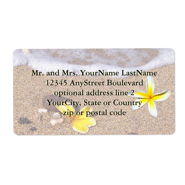 Plage de la Plumeria tropicale (Devant)