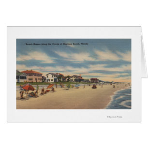 Plage de Neptune, FL - vue des maisons de bord de