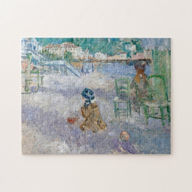 Plage De Nice | Berthe Morisot Jigsaw Puzzle (Horizontal)