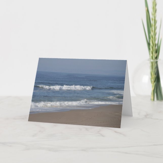 Plage de Reyes de point - carte de voeux (Devant)