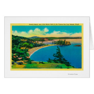 Plage de Rosario dans des îles de San Juan,