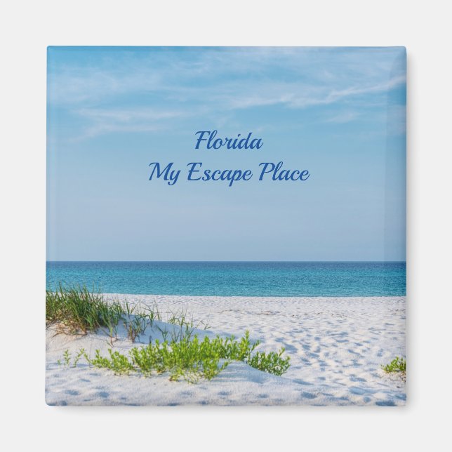 Plage de sable blanc Floride Aimant littoral (Devant)