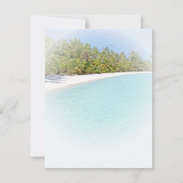Plage de sable de mer Palms de mer Modèle blanc (Devant)